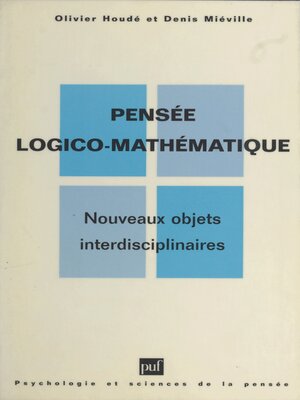 cover image of Pensée logico-mathématique